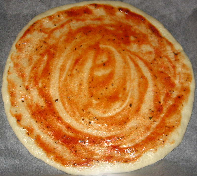 Pizza cu ciuperci