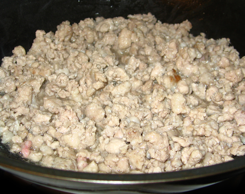 Paste cu carne de porc si parmezan