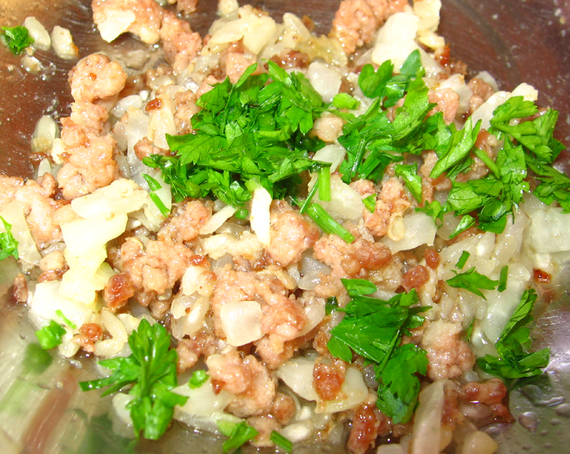 Gulii umplute cu carne