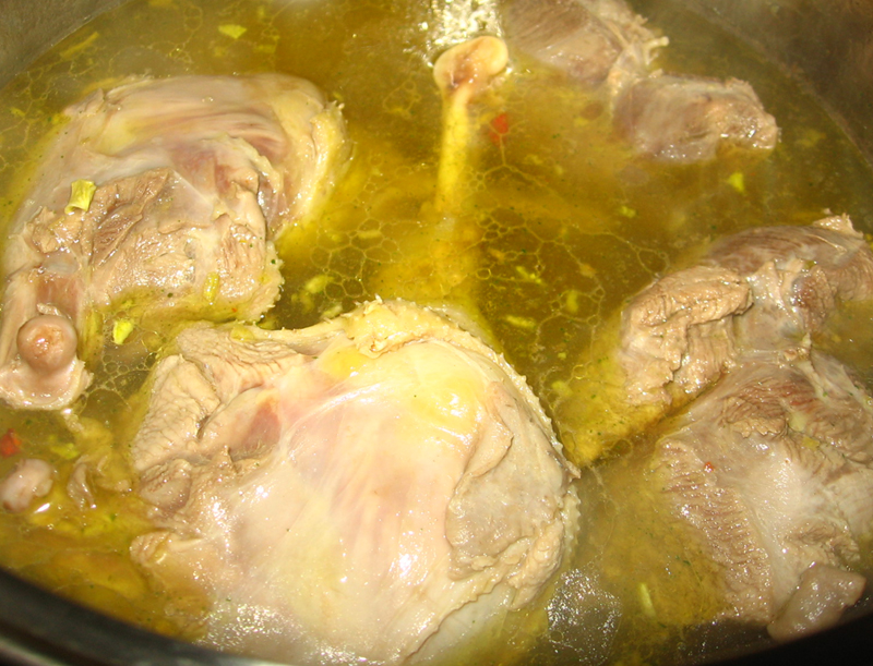 Friptura de gasca in sos