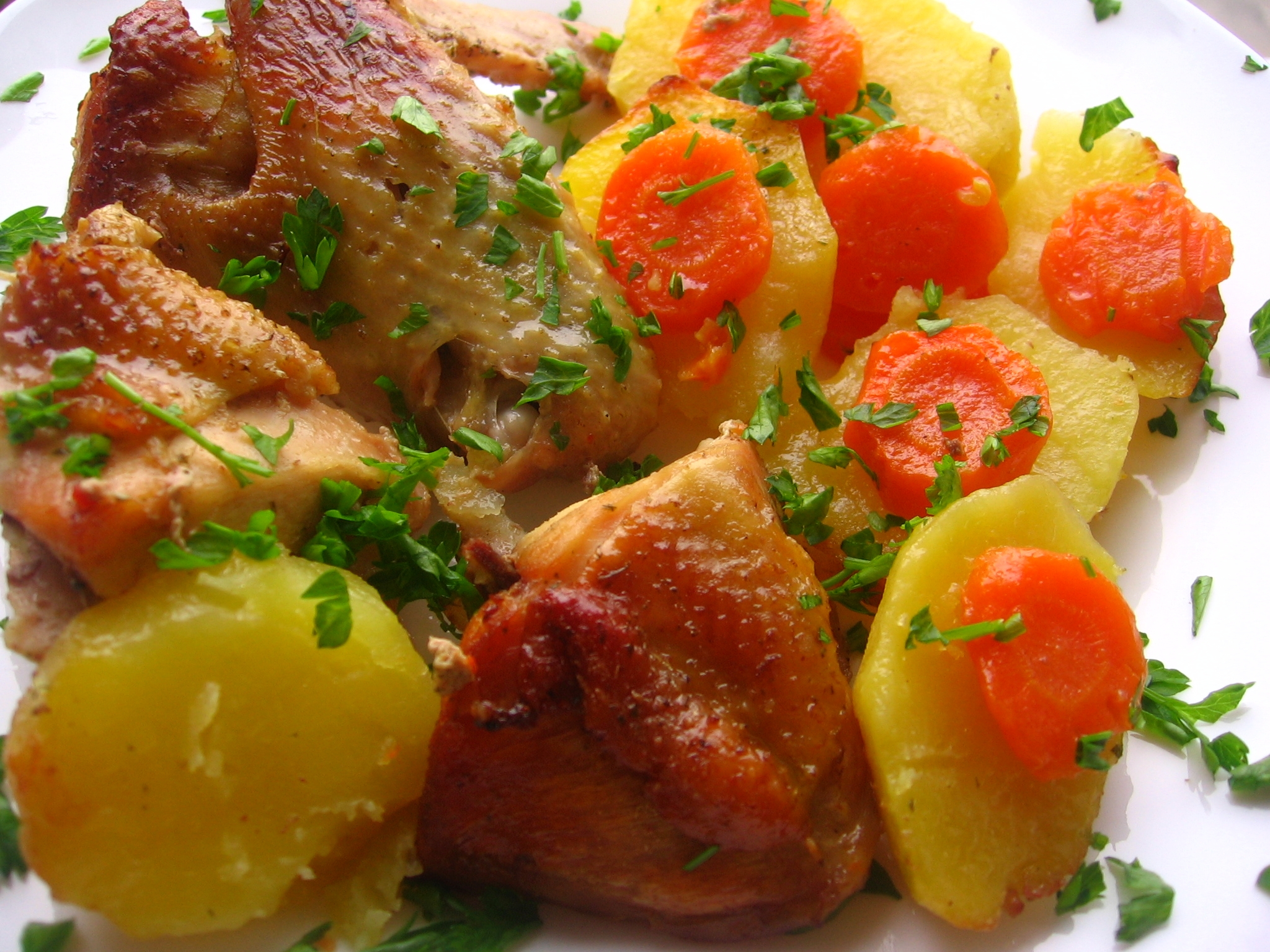 Pui cu legume
