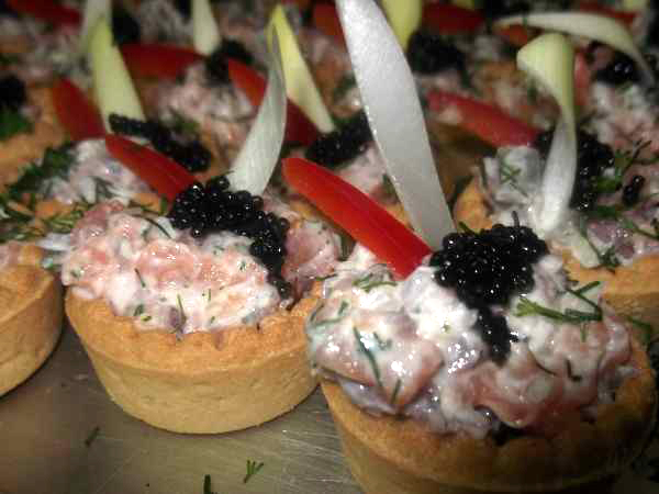 Tartine cu somon fumme