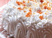 tort  cu mere si crema de zahar ars